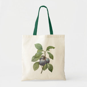 Tote Bag Fruit vintage, Plums pourpres de jardin par Redout
