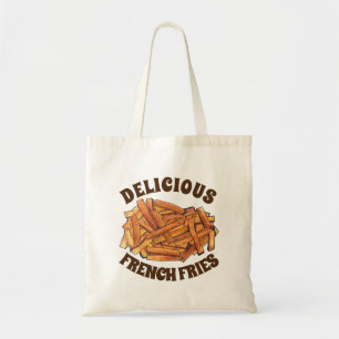 Tote Bag Fry Steak Fries frites Pommes de terre Junk Food