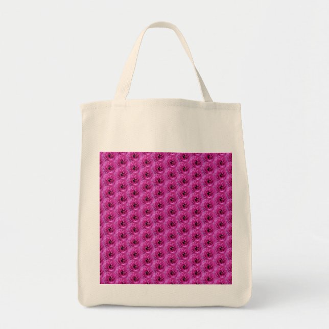 Tote Bag Fuchsia Ranunculus - Design Floral moderne (Devant)