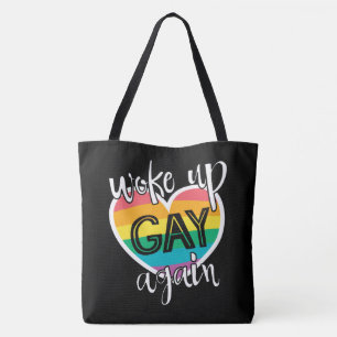 Tote Bag Fun auto-ironique mois de la fierté réveillé gay