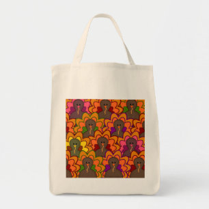 Tote Bag Fun Colorful Thanksgiving