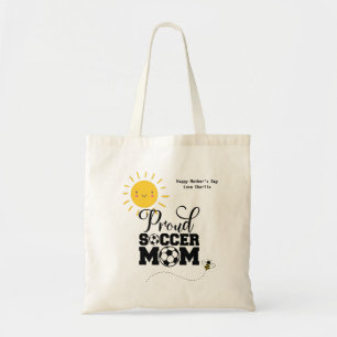 Tote Bag Funky SOCCER Mère Fête des mères Anniversaire Pers