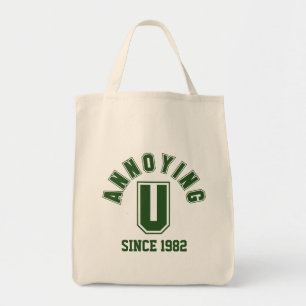 Tote Bag Funny Annoying You Bag, Green