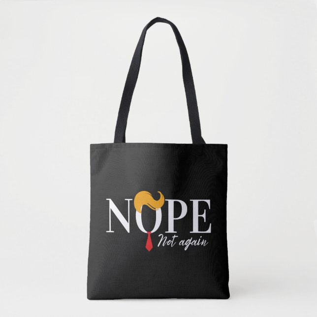 Tote Bag Funny Anti trump pas encore en route - élection 20 (Devant)
