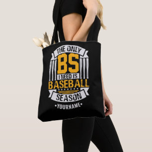 Tote Bag Funny Baseball Sarcasme