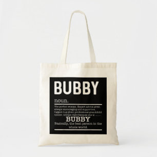 Tote Bag Funny Bubby Definition Grandma Mother Day Gifts 