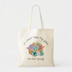 Tote Bag Funny Crocheting Personnalisé