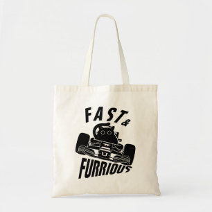 Tote Bag Funny FURRurious voiture voiture chat de conduite