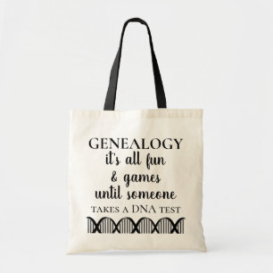 Tote Bag Funny Genealogy DNA Test