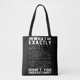 Tote Bag Funny Mathématicien Physique Enseignant Sciences N