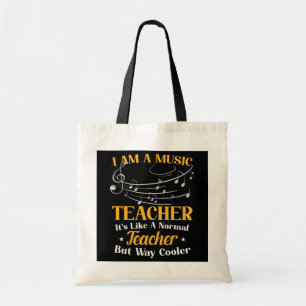 Tote Bag Funny Music Enseignant Musique Enseignant Cool