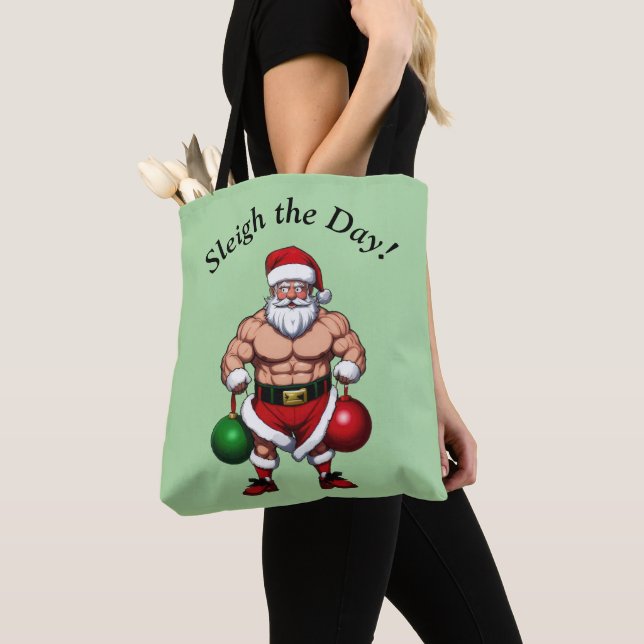 Tote Bag Funny Père Noël (De près)