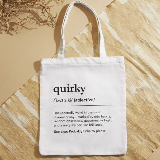 Tote Bag Funny Quirky Definition Friend Gift 