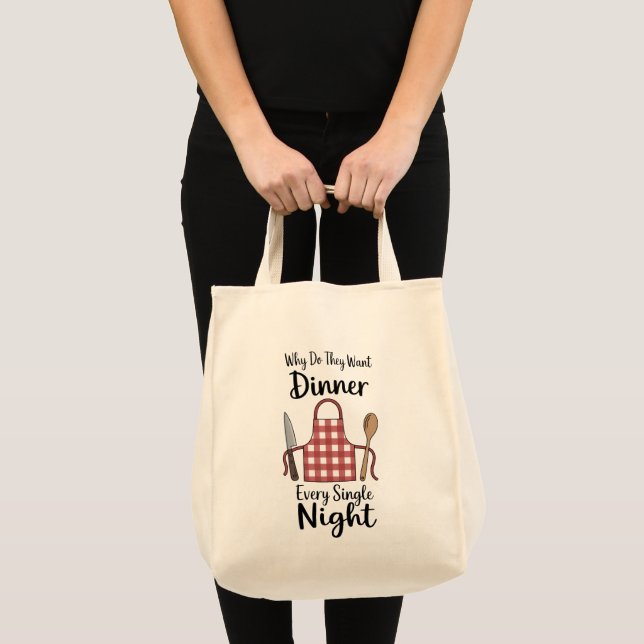 Tote Bag Funny Quote Grocery  (Devant (produit))