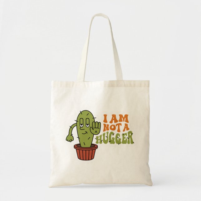 Tote Bag Funny Sarcastic Cactus (Devant)