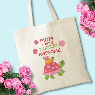 Tote Bag Funny Turtley Fête des Mères fantastique