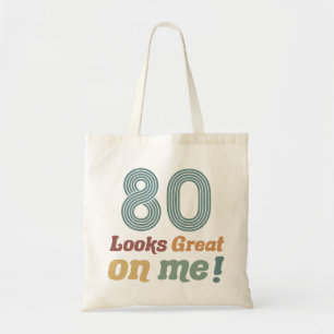 Tote Bag Funny Vintage 80e anniversaire