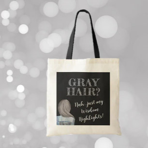 Tote Bag FunTote ! Cheveux gris, Sagesse Faits saillants Sa