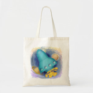 Tote Bag Fusée Aqua 