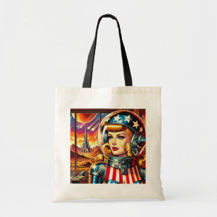 Tote Bag Fusées parmi les étoiles