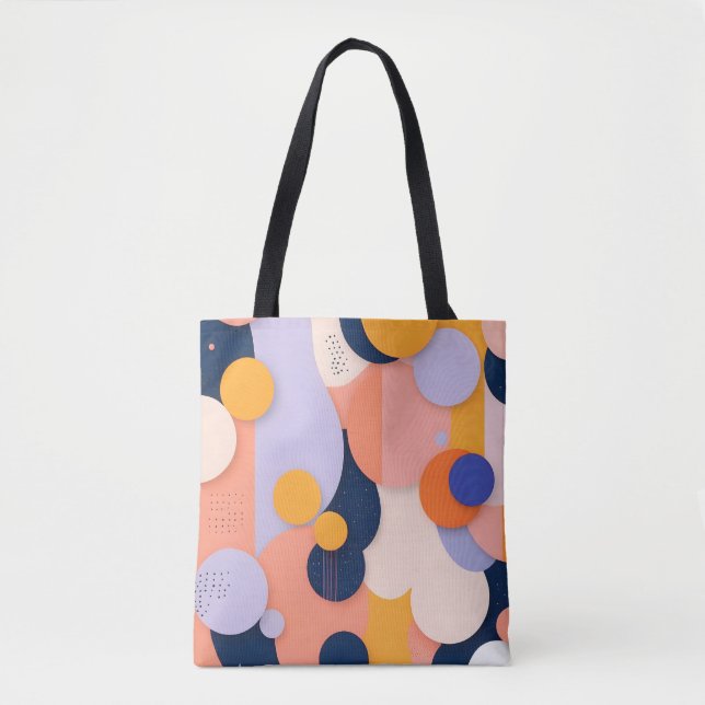 Tote Bag Fusion de la sphère de couleur (Devant)
