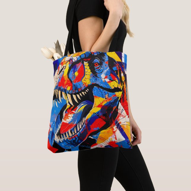 Tote Bag Fusion de T-rex Dinosaur sauvage (De près)