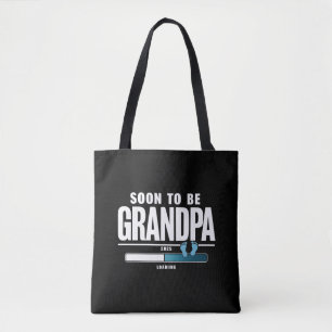 Tote Bag Futur Grand-Père Homme Prévu 2025 Nouveau Grand-Pè