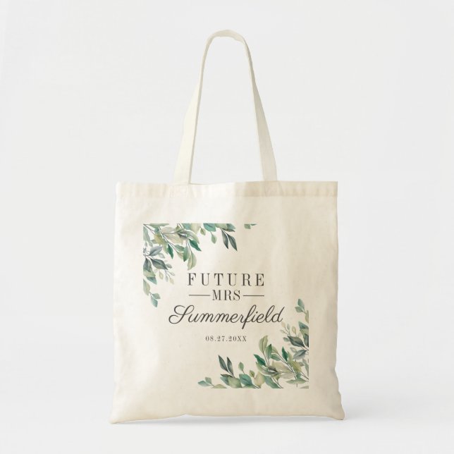 Tote Bag Futur mariage de Mme Enterrement de vie de jeune f (Devant)