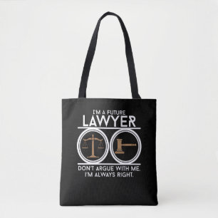 Tote Bag Futur stu d'avocat d'étudiant d'étudiant en droit