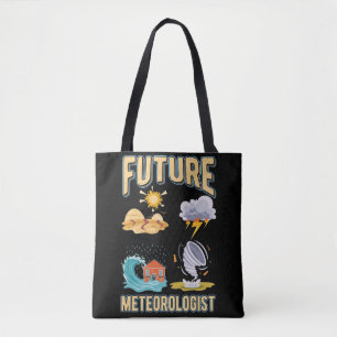 Tote Bag Future Meteorologist Cute Weather Watcher