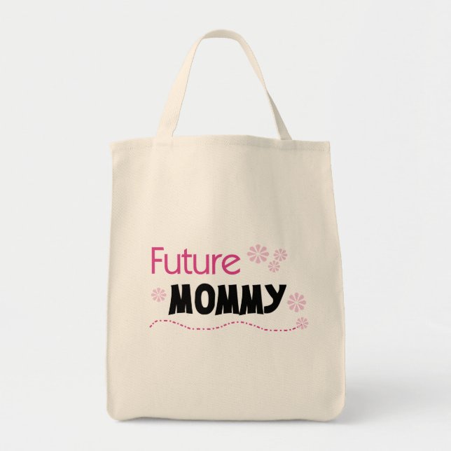 Tote Bag Futurs tee-shirts et cadeaux maman (Devant)