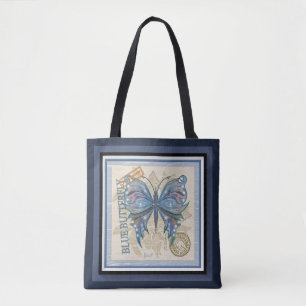 Tote Bag G création Papillon de bureau & libellule