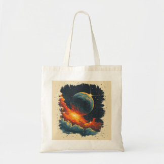 Tote Bag Galaxie de style rétro