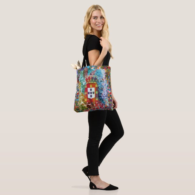 Tote Bag Galo de Barcelos, Portugal (Sur le modèle)