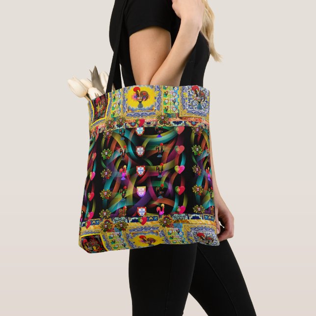 Tote Bag Galo de Barcelos, Portugal (De près)