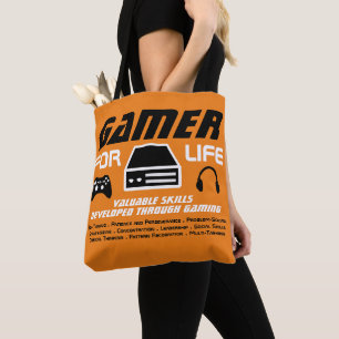 Tote Bag Gamer pour la vie