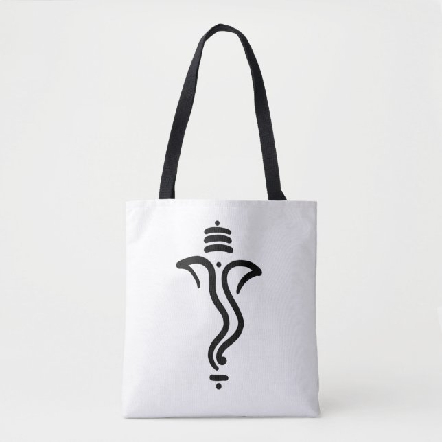 Tote Bag Ganesha simple chic/Dieu indien (Devant)
