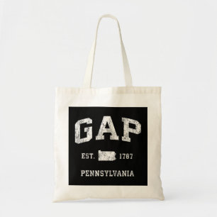 Tote Bag Gap Pennsylvania PA Sport sportif Vintage Design