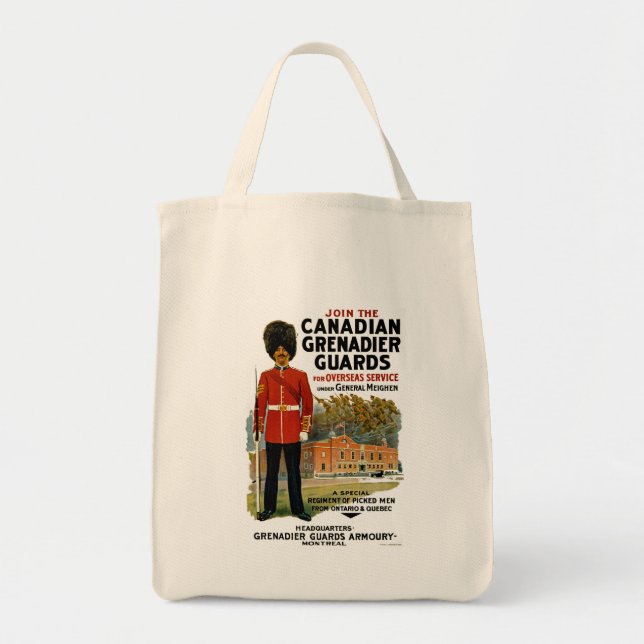 Tote Bag Garde-grenades canadienne (Devant)