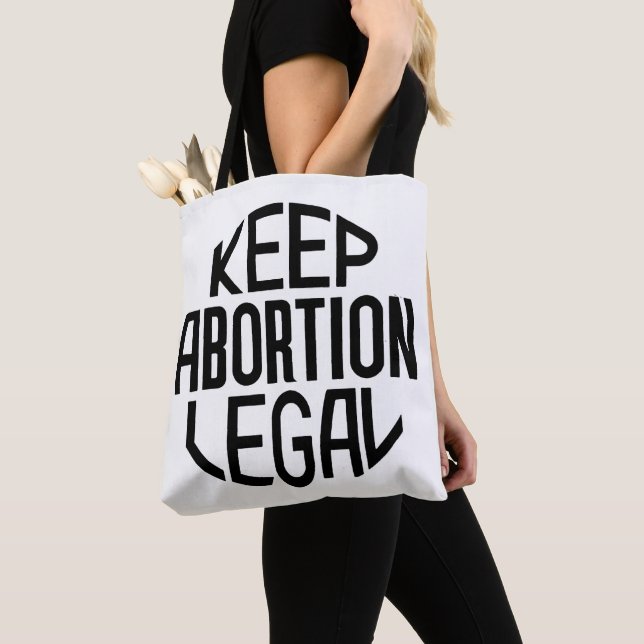 Tote Bag Garder l'avortement légal (De près)