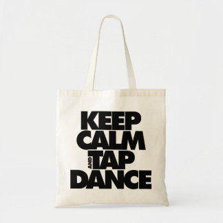 Tote Bag Gardez le calme et la danse de robinet