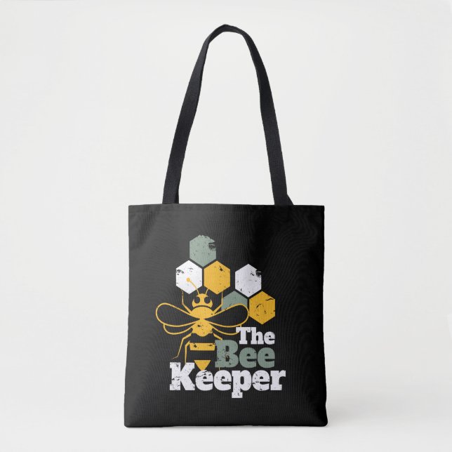 Tote Bag Gardien des abeilles Amoureux du miel (Devant)