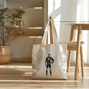 Tote Bag Gardienne de but de football féminin