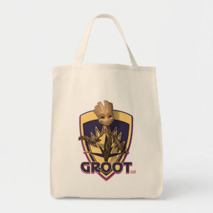 Tote Bag Gardiens de la Galaxie Baby Groot Crest