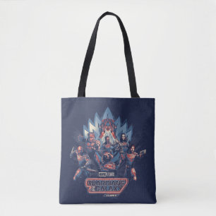 Tote Bag Gardiens de la Galaxie Équipe Chargée avec Logo