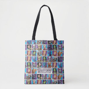 Tote Bag Gardiens de la Galaxie Grille d'équipage
