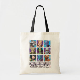 Tote Bag Gardiens de la Galaxie Grille d'équipage
