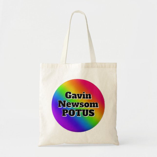 Tote Bag Gavin Newsom POTUS (Devant)