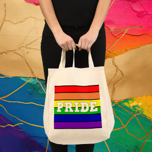Tote Bag Gay Pride arc-en-ciel