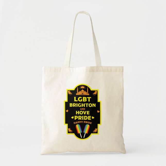 Tote Bag Gay pride Brighton (Devant)